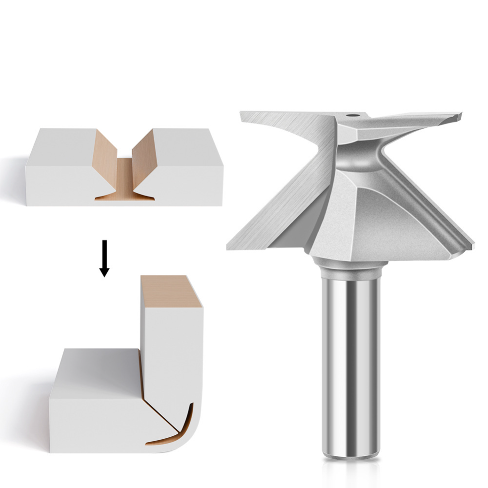 Router Bits For Woodworking - قاطع تفريز كربيدي بزاوية 45 درجة