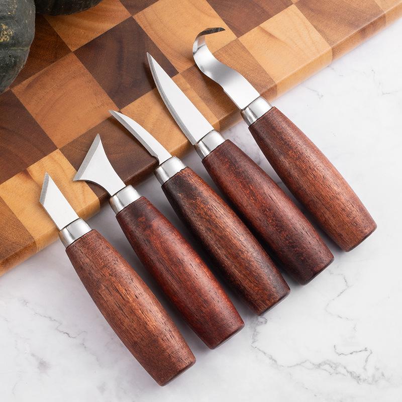 Wood Chisel Set - مجموعة من 5 قطع أزاميل نحت