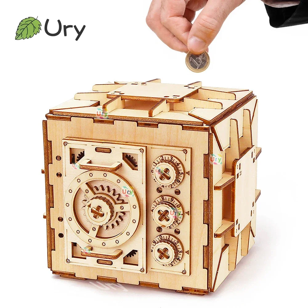 Woodworking Women - URY ثلاثية الأبعاد لغز خشبي كلمة