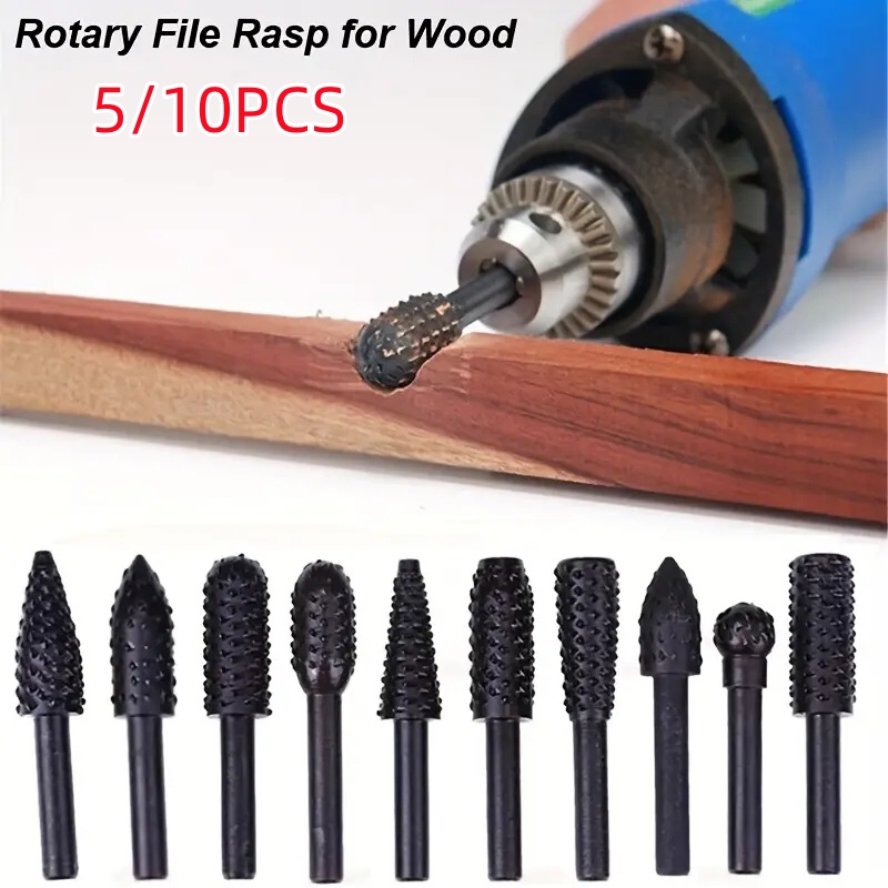Woodworking Files And Rasps - 5 قطعة/10 قطعة 6 مللي متر