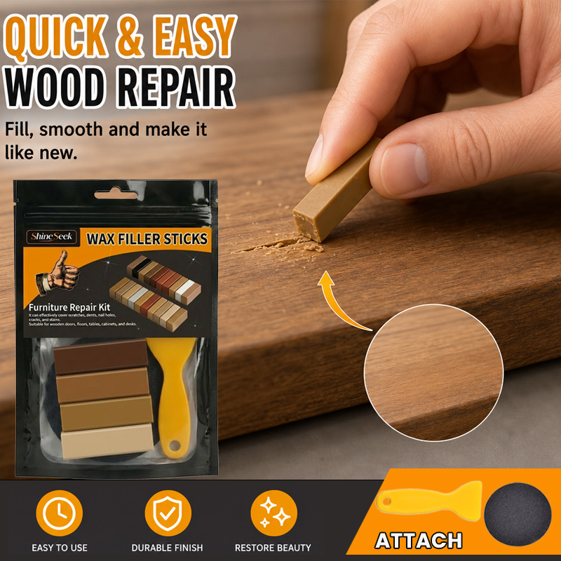 Cabinet Scraper Set - 4 قطع من قوالب الشمع القوية