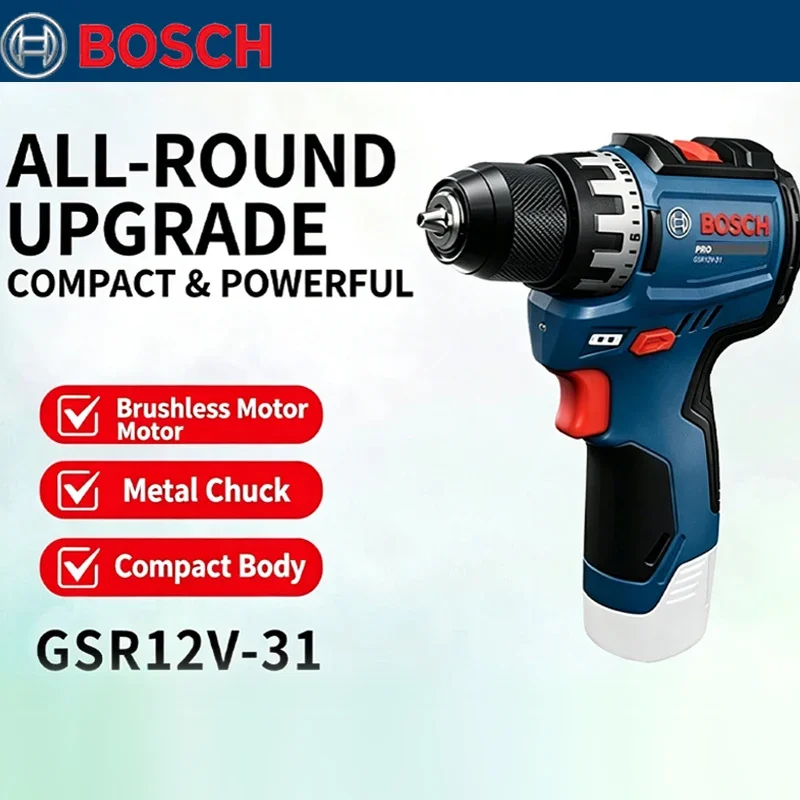 مثقاب كهربائي بوش GSR 12V-31 ب - مراجعة Woodworking Essentials وسعره
