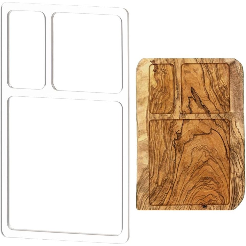 قالب راوتر أكريليك شفاف مستطيل - مراجعة Woodworking Templates وسعره