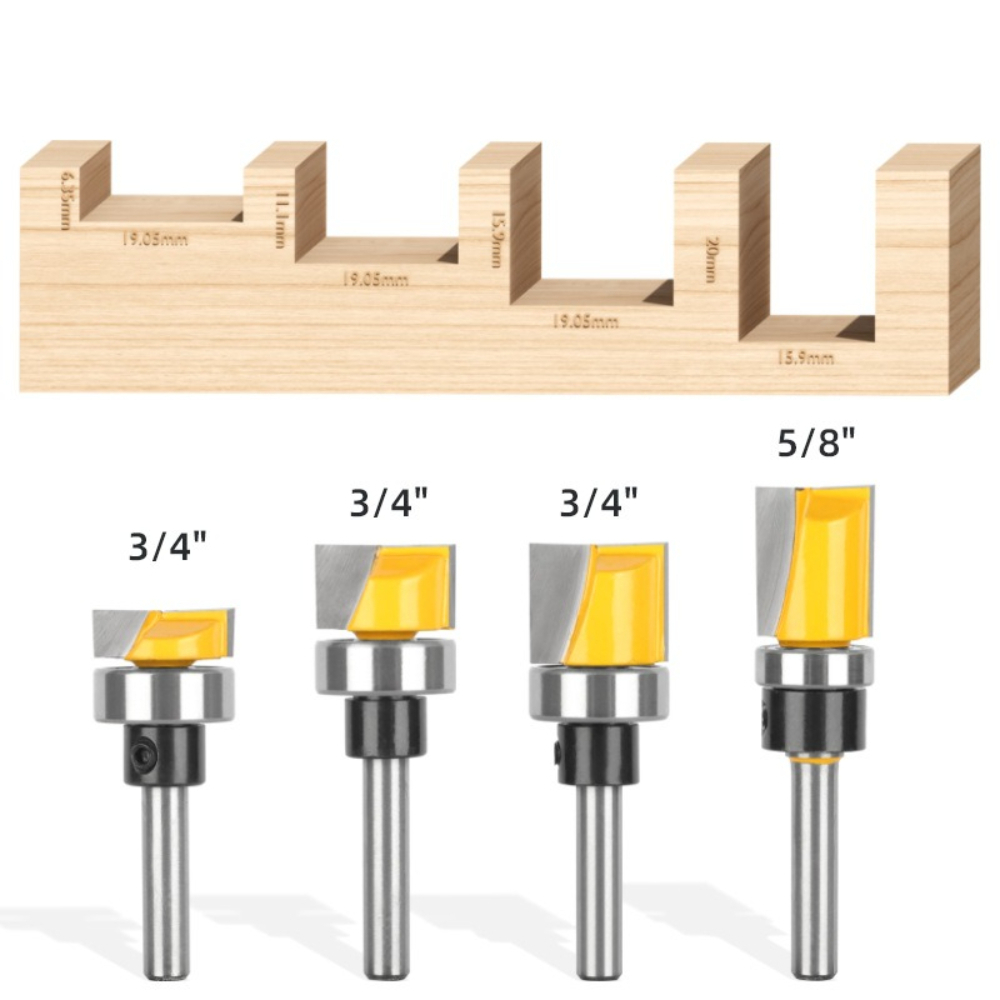 ريشة راوتر للتشذيب المتساوي بس - مراجعة Router Bits For Woodworking وسعره