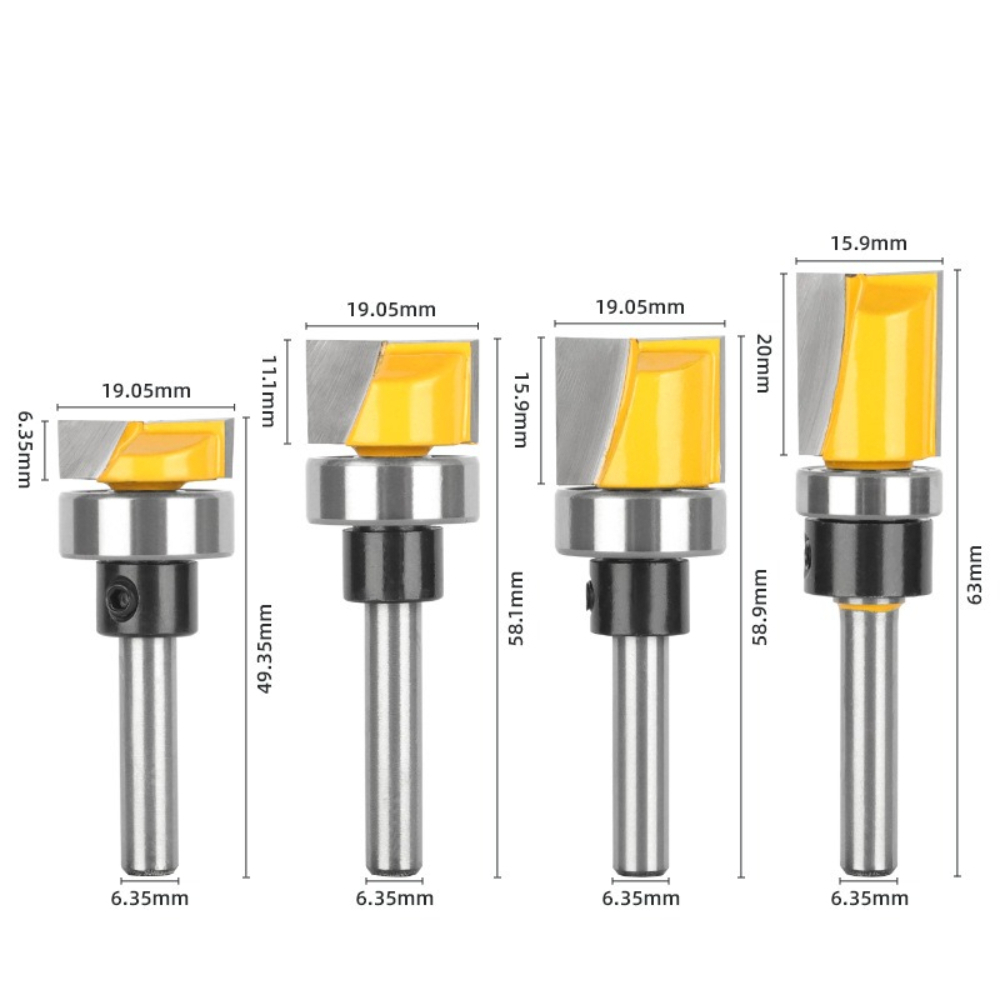 ريشة راوتر للتشذيب المتساوي بس - مراجعة Router Bits For Woodworking وسعره