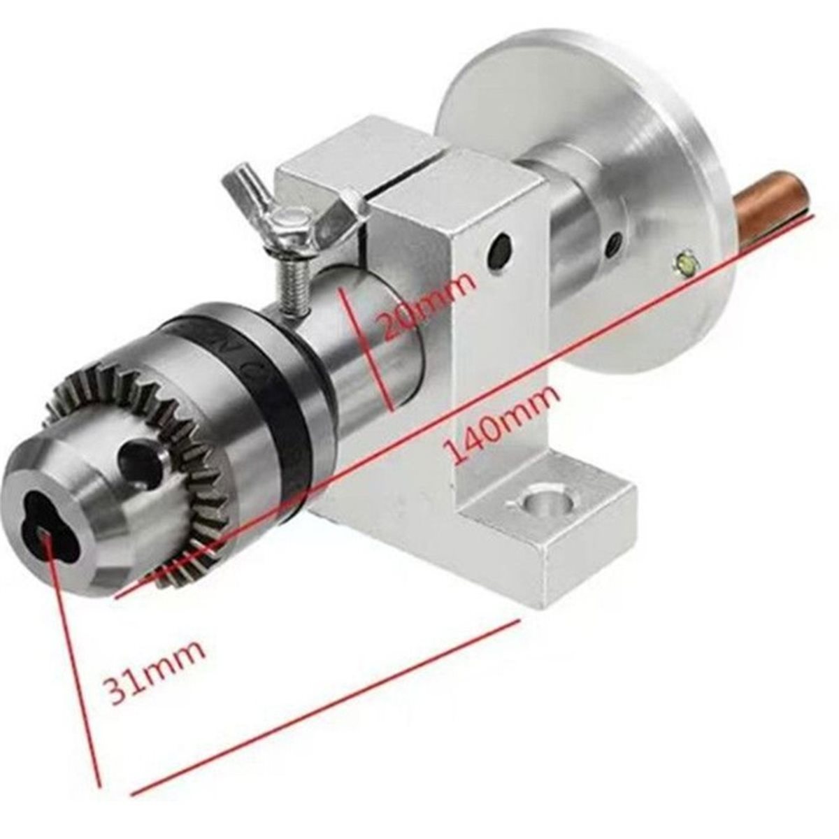مركز دوار متحرك لعمود الذيل لآ - مراجعة Woodworking Lathe Machine وسعره