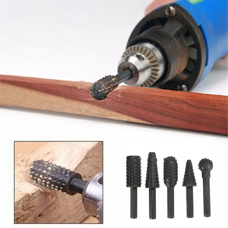 5 قطعة الملفات الحرفية الروتار - مراجعة Woodworking Files And Rasps وسعره