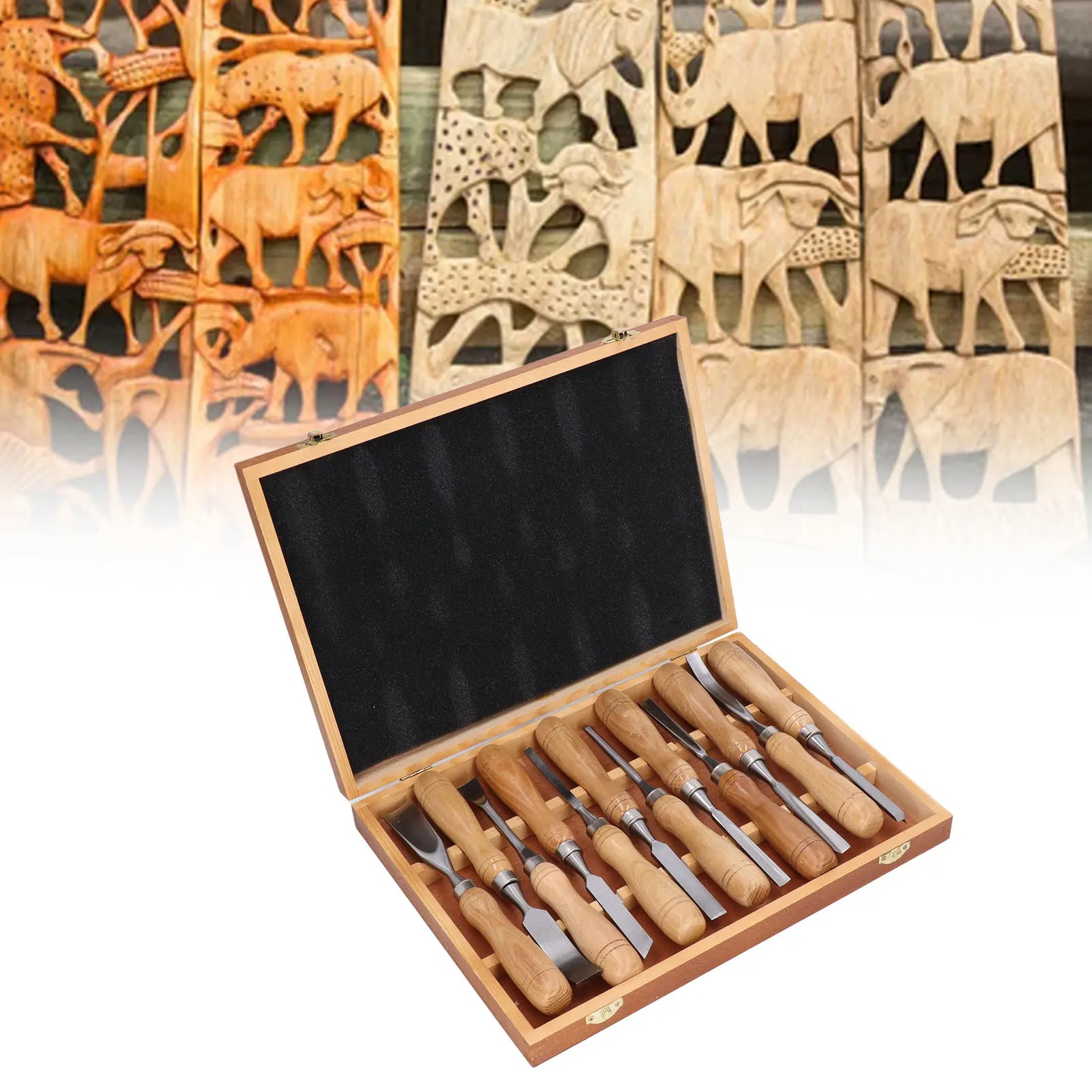 مجموعة أدوات نحت الخشب 12 قطعة - مراجعة Wood Chisel Set وسعره