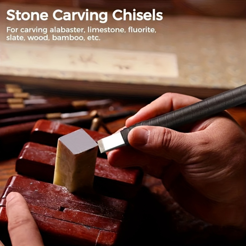 ‌ مجموعة أزاميل نحت فولاذ التن - مراجعة Wood Chisel Set وسعره