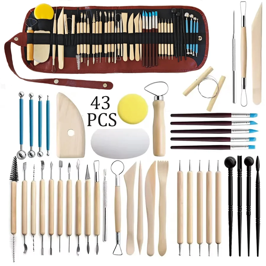 مجموعة أدوات الفخار مكونة من 8 - مراجعة Wood Chisel Set وسعره