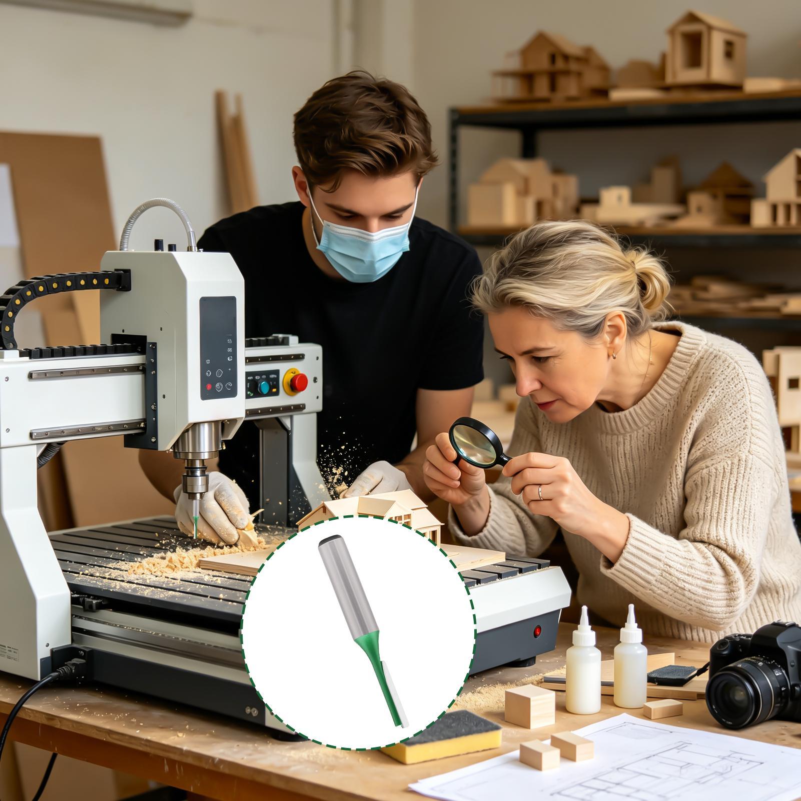 أداة نحت الخشب المستقيمة بقطر  - مراجعة Router Bits For Woodworking وسعره