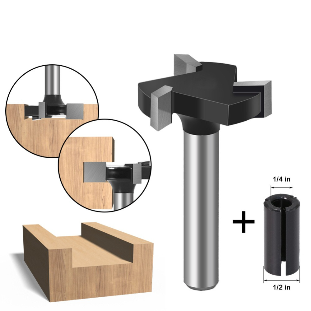 قاطع تفريز بأربعة شفرات على شك - مراجعة Router Bits For Woodworking وسعره