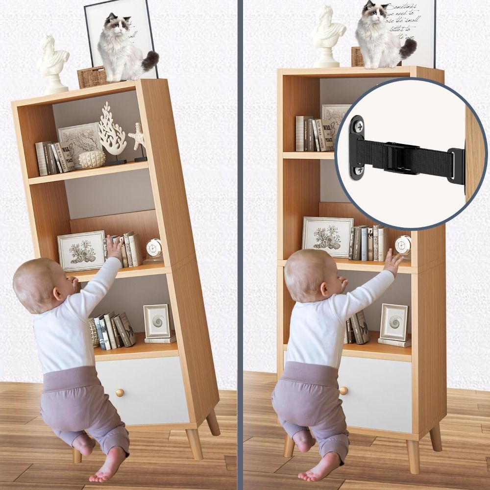 مثبتات أثاث مقاومة للزلازل سهل - مراجعة Cabinet Scraper Set وسعره