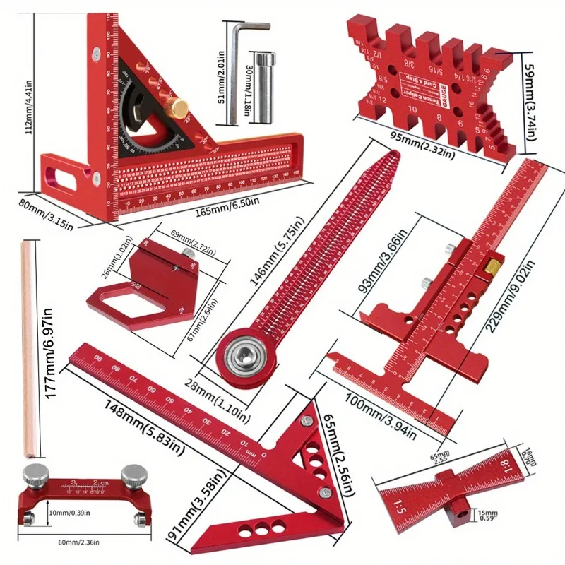 مجموعة أدوات قياس وتصميم للنجا - مراجعة Woodworking Plans Free وسعره