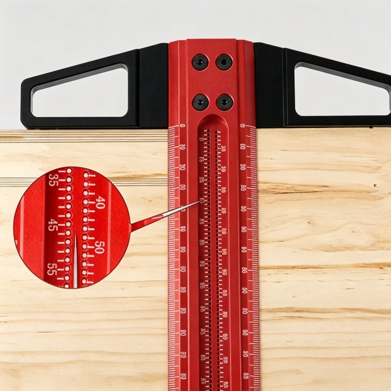 مسطرة رسم خطوط دقيقة من سبائك  - مراجعة Woodworking Plans Free وسعره